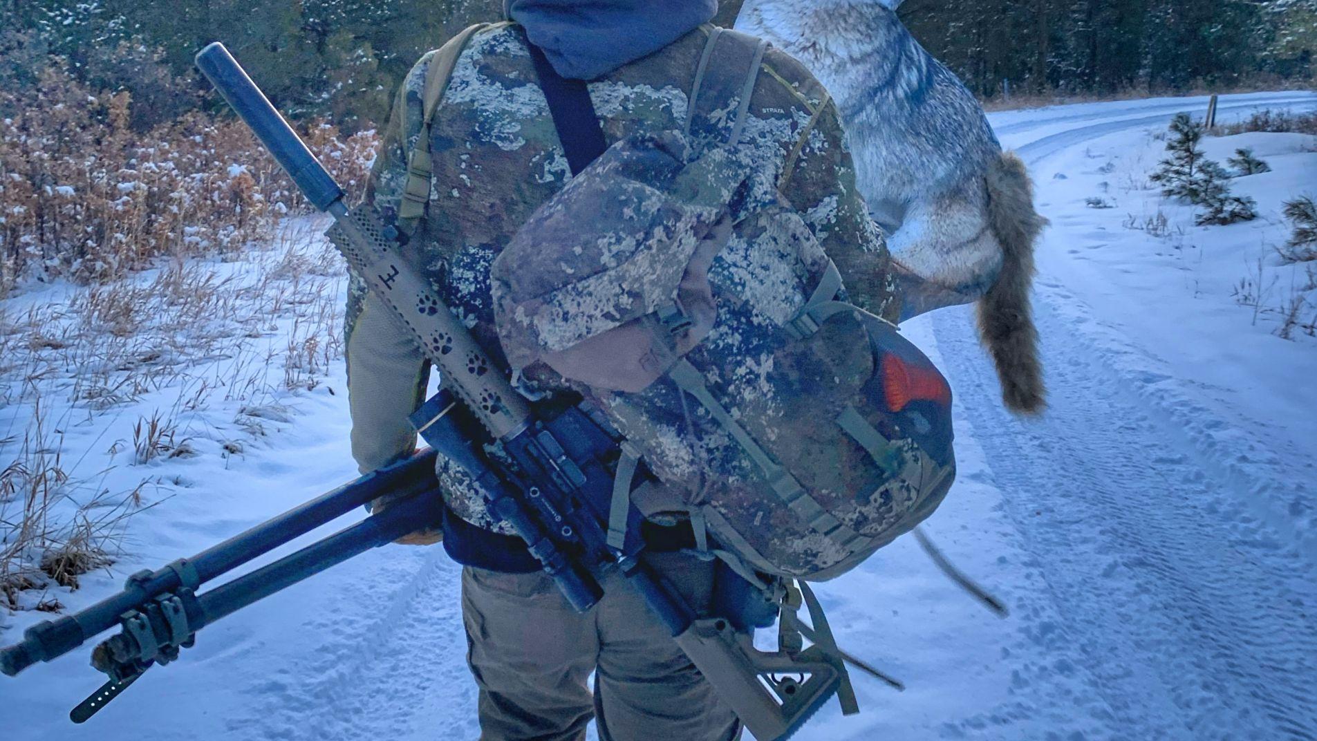 How to Hunt Coyotes With a Decoy - Montana Decoy